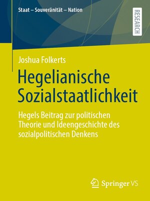 cover image of Hegelianische Sozialstaatlichkeit